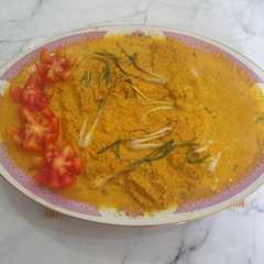 A picture of Naniura/ Sashimi Indonesia dari Toba Sumut.