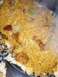 Kache gosht ki biryani
