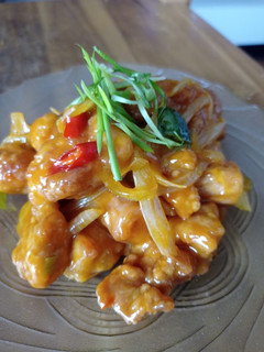 Foto resep Ayam kuluyuk (chicken karaage saus asam manis)