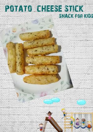 Foto resep Stik Kentang Keju Cemilan Anak