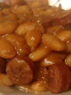 A picture of Beans and Franks.