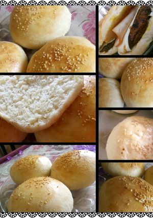 صورة لوصفة خبز البرغر 😋