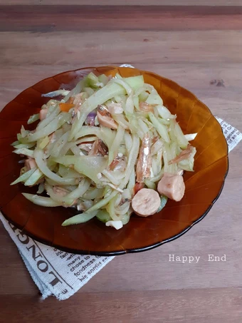 Cara Mudah Membuat Resep Tumis Labu Siam Teri Sosis yang Sempurna Anti Ribet, Menggugah Selera