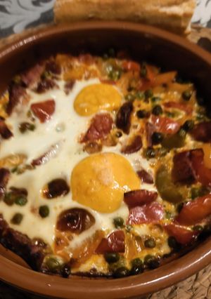 Una foto de Huevos al plato !!!!!