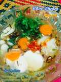 เฝอกับซุปผักรวม Vegan food(No animals,No eggs,No milk,No Honey)