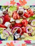 121 • Summer Salad with Beans, Feta, Celery, Onions, and Taggiasca Olives