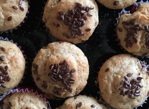 Una foto de Mini Muffins de Linaza