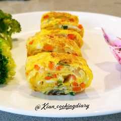 A picture of Tamagoyaki.