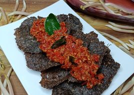 Dendeng Jantung Pisang