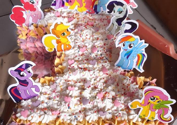 Unicorn birthday cake - cookandrecipe.com