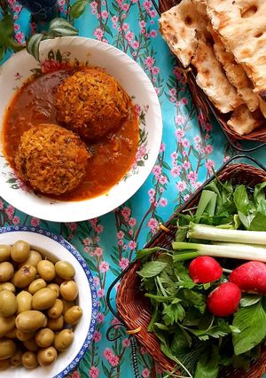 عکسی از دستور کوفته مرغ