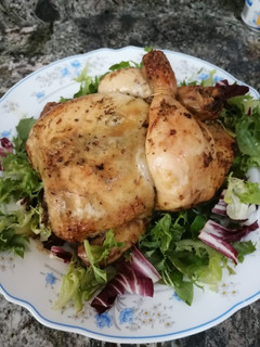 Una foto de Pollo entero al horno