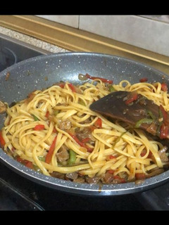Una foto de Wok ternera o pollo