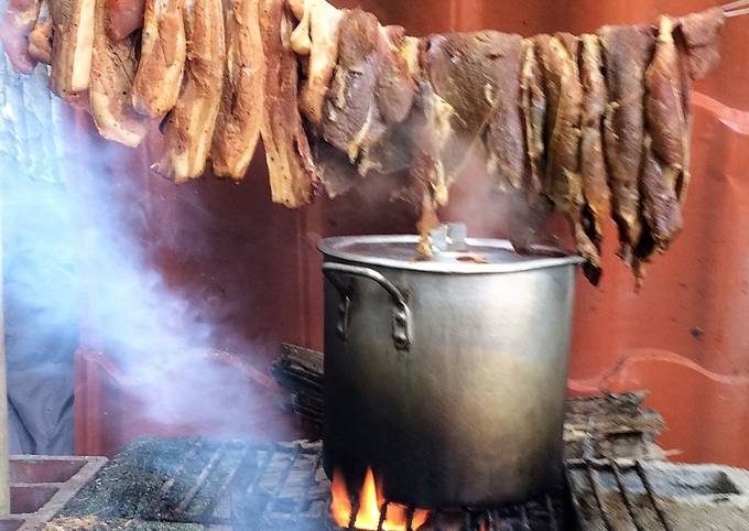 Carne de Res & Costilla de Cerdo Ahumada Panameña! Receta de carunovi-  Cookpad
