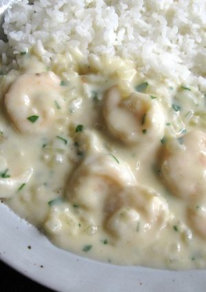 A picture of Creamy Garlic Prawns.