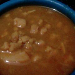A picture of Magoori aloo.