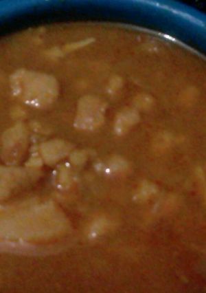A picture of Magoori aloo.
