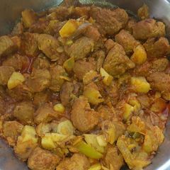 A picture of Soya bean curry.