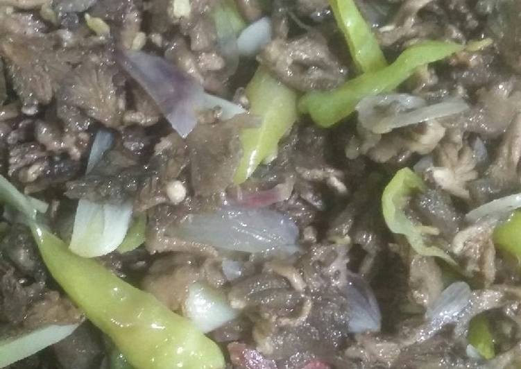 Bumbu meracik Jamur grigit huhah yang mudah