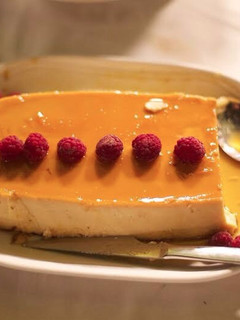 Una foto de Flan de queso Philadelphia