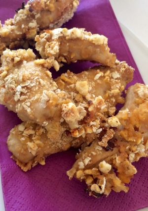 Una foto de Pollo al estilo KFC al horno