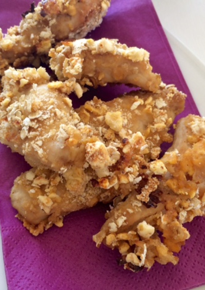 Una foto de Pollo al estilo KFC al horno