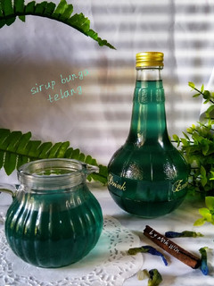Foto resep Sirup bunga telang