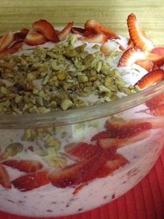Una foto de Fresas con Crema