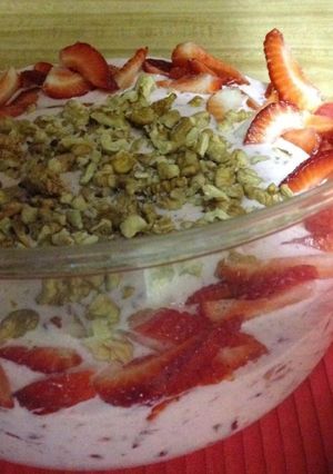 Una foto de Fresas con Crema