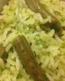 Arroz al cilantro