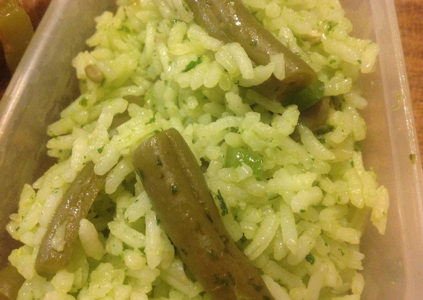 Aroj with coriander