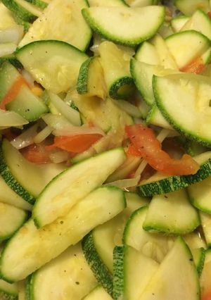 Una foto de Guisado de calabacitas