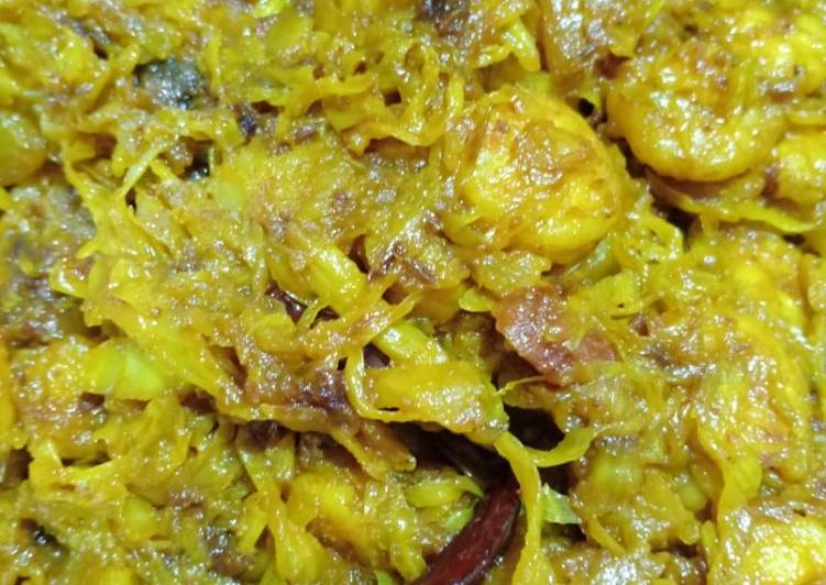 How to Prepare Ultimate Prawn cabbage curry