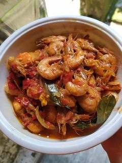 Foto resep Udang asem pedas
