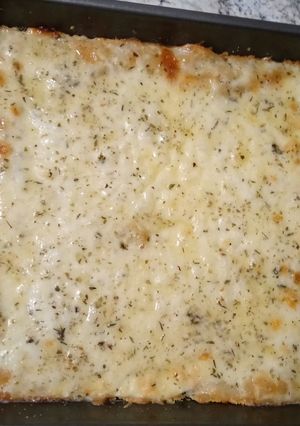 A picture of Homemade copycat Little Caesars italian cheese bread.