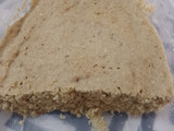 Torta de avena y manzana en microondas