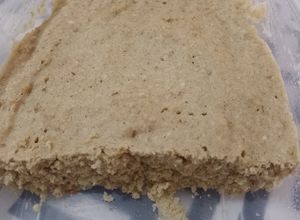 Una foto de Torta de avena y manzana en microondas