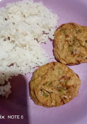 Foto resep H330. Bakwan Teri Zuccini (17 month+)