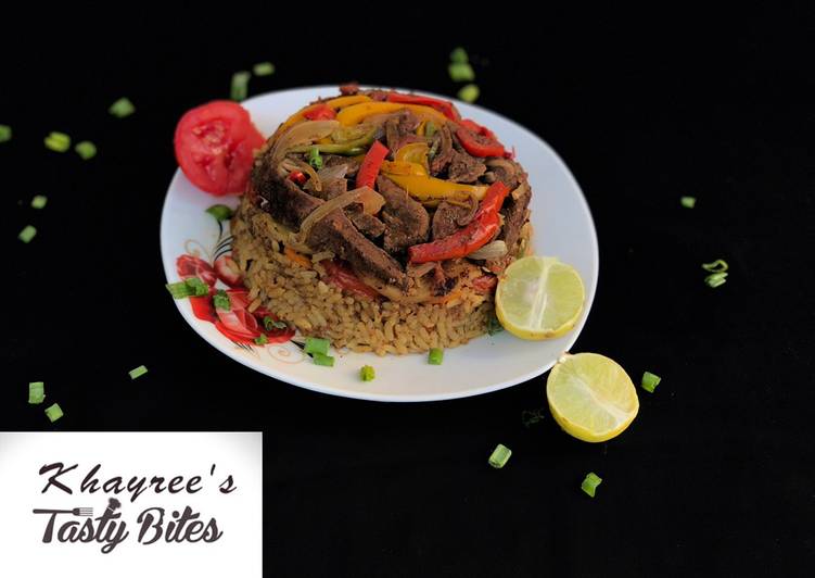Recipe of Super Quick Homemade Maqlooba rice