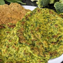 A picture of Spinach broccoli Chilla.