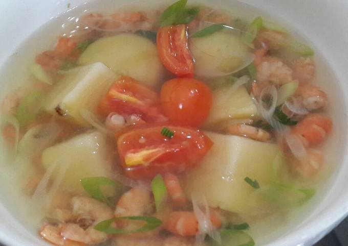 Resep Sup Udang Simple Oleh Charisa Widyastuti Cookpad