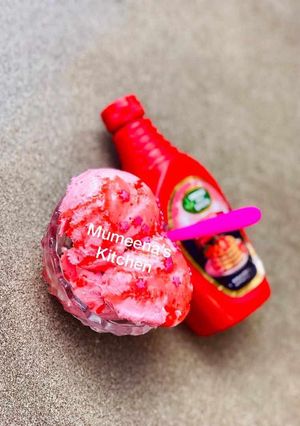 A picture of Strawberry ice cream.