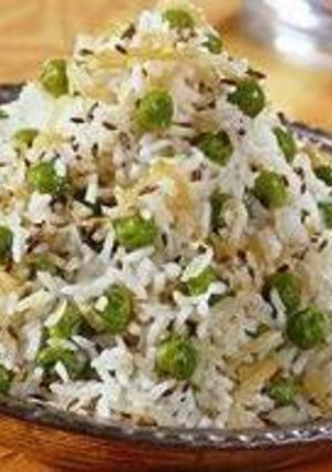 صورة لوصفة طريقة عمل الارز بالبسلة