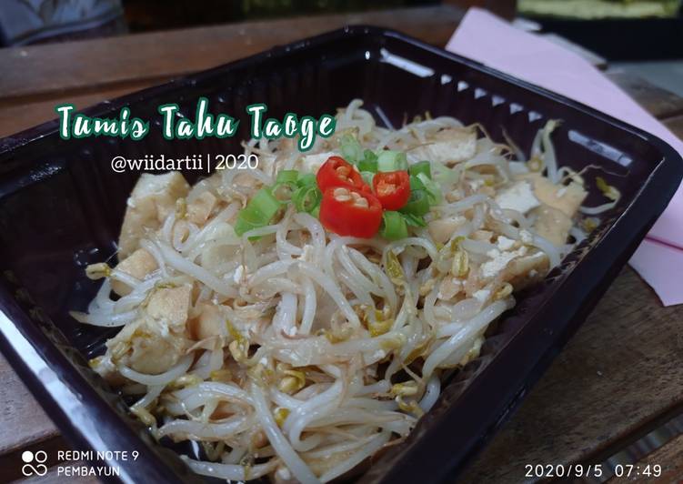 Tumis Tahu Taoge