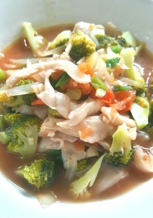 Foto resep Tumis brokoli jamur tiram