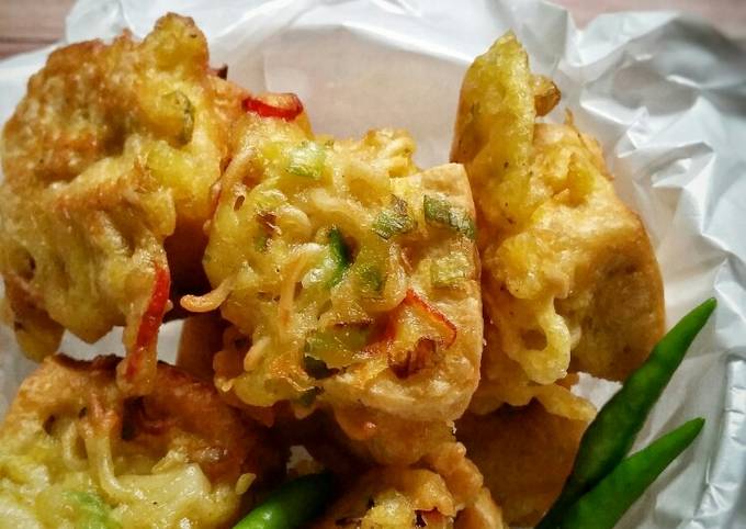 Resep Tahu Isi Mie Oleh Rini Damayanti Aqeeshas Kitchen Cookpad