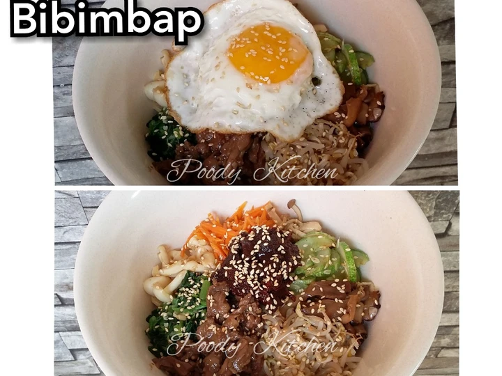 Easy Ways Make Recipes Bibimbap (Nasi Campur Korea) the So Delicious Perfect.