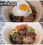 Easy Steps Prepare Recipes Bibimbap (Nasi Campur Korea) the Delicious Tasty.