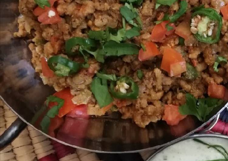 Recipe of Any-night-of-the-week Tawa fry qeema