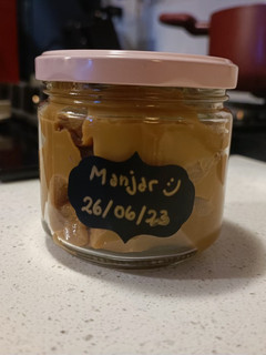 Una foto de Manjar de leche condensada